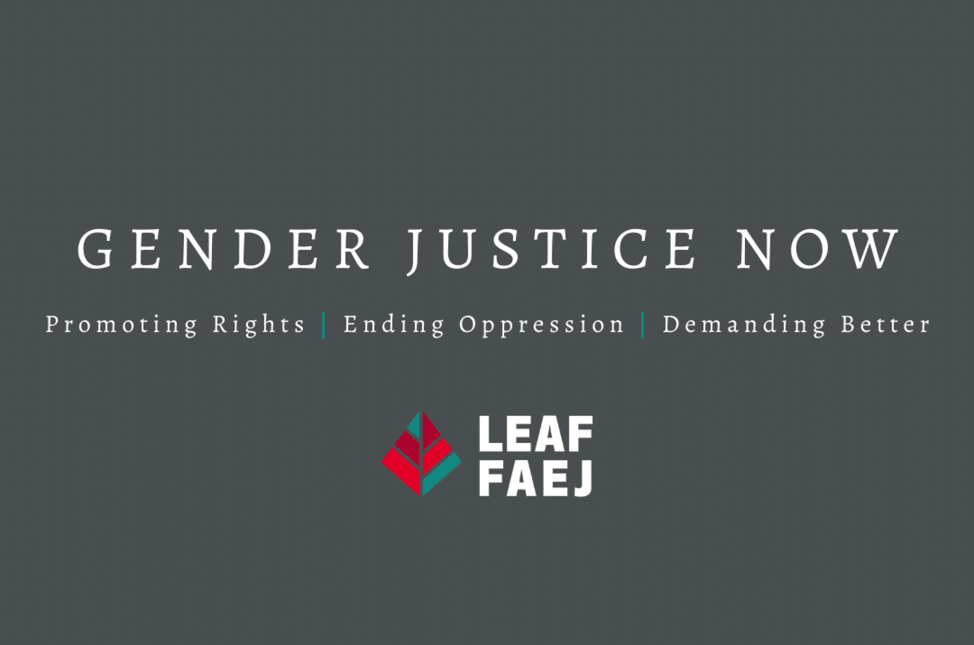 The Legal System and Justice for Indigenous Women, Girls, and 2SLGBTQQIA  Persons - LEAF